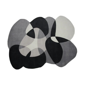 Tapete Orgânico Abstrato Grande - Coleção Flow