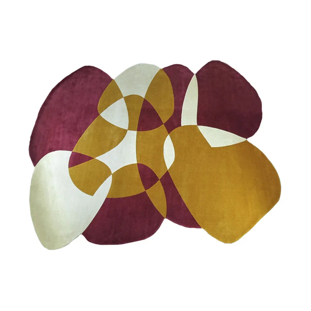 Tapete Orgânico Abstrato Grande - Coleção Flow