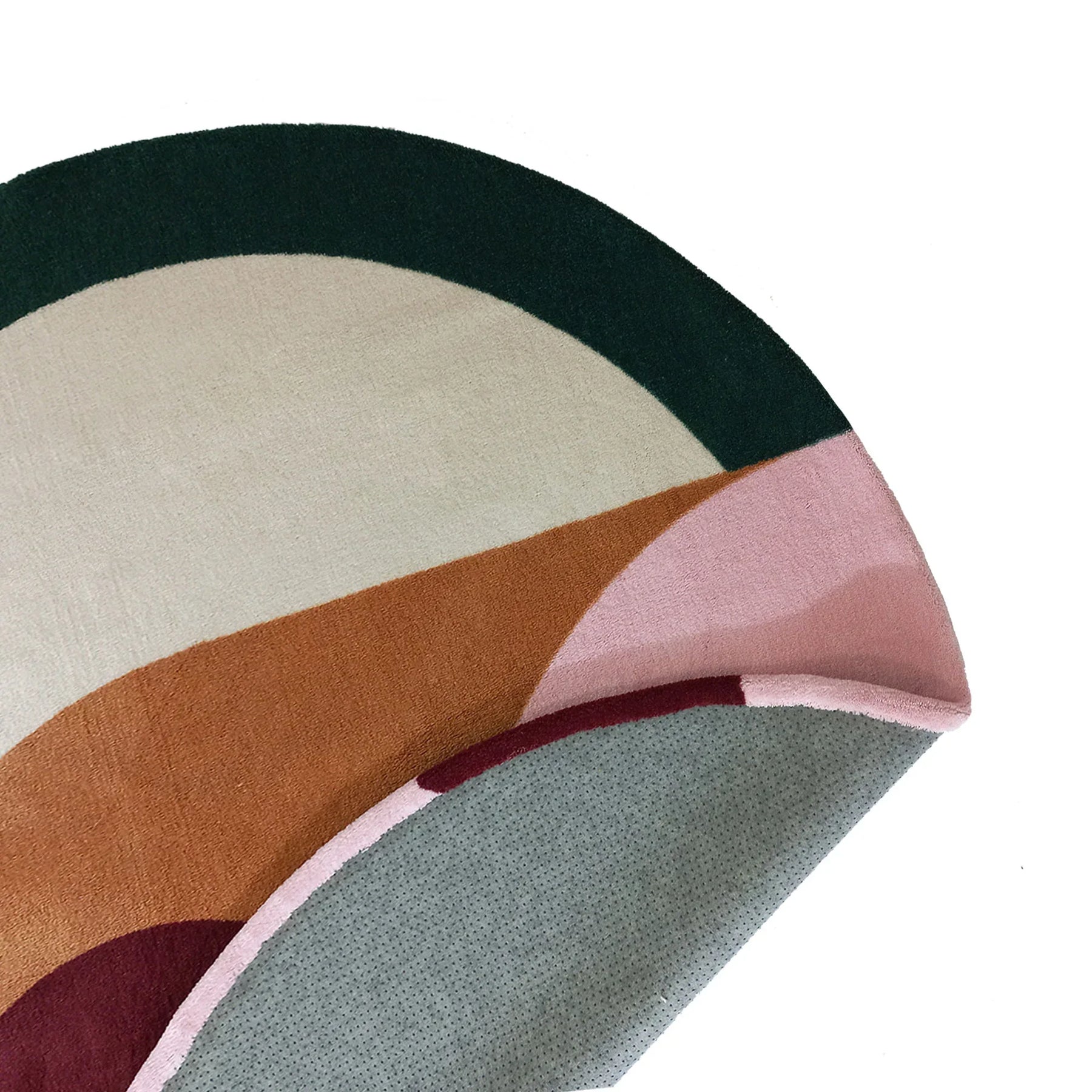 Tapete Geométrico Redondo Coleção Horizon