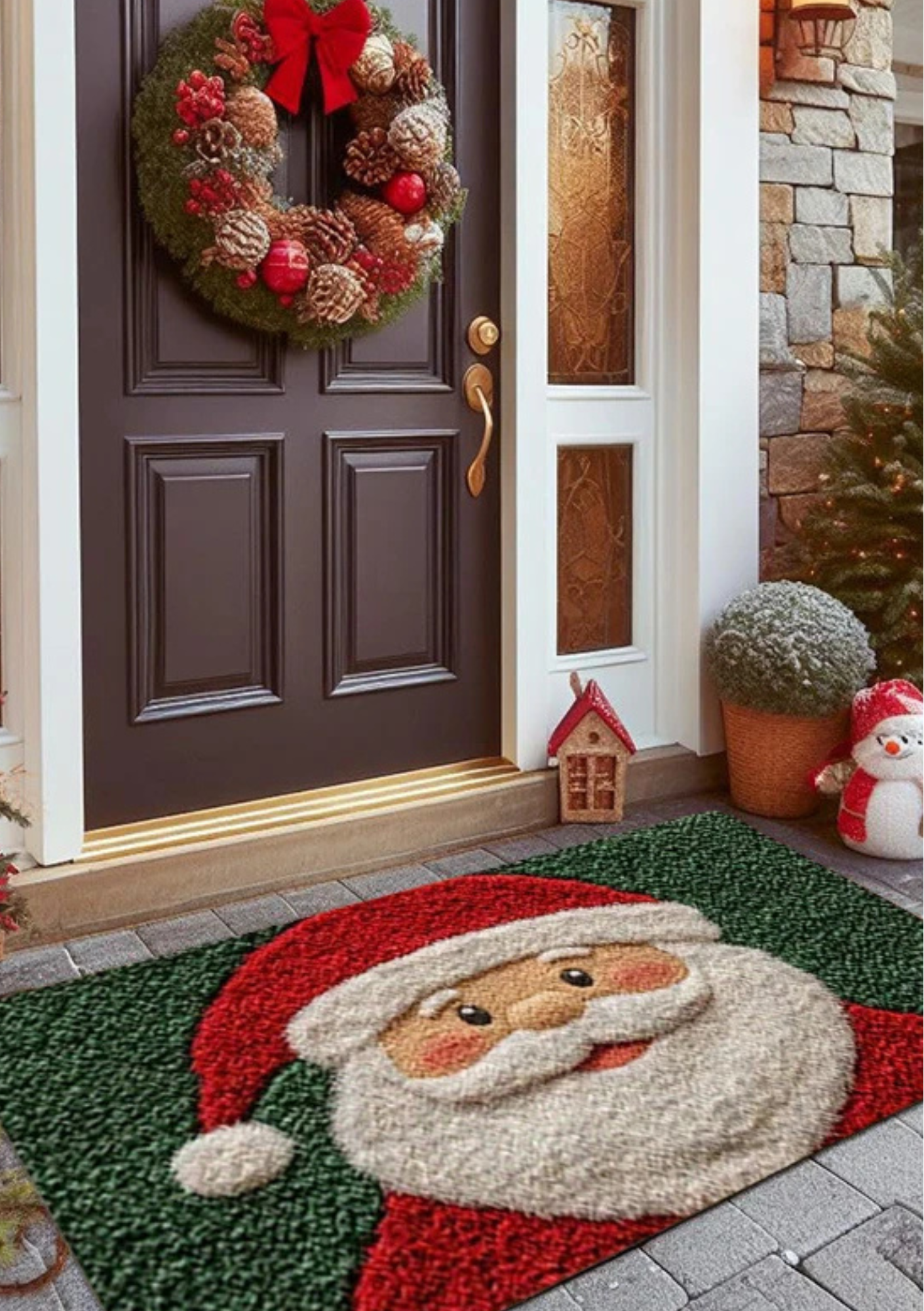 Tapete de Porta Feliz Natal