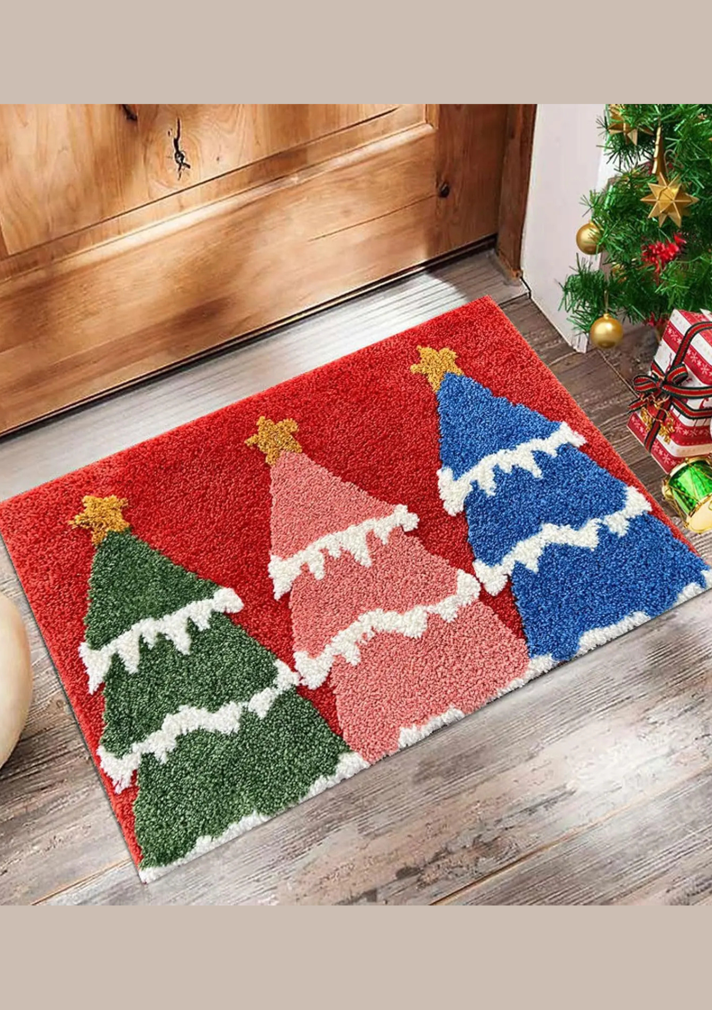 Tapete de Porta Feliz Natal