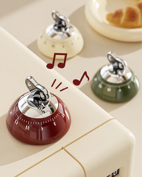 Temporizador de Cozinha Magnético Manual com Alarme