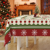 Toalha de Mesa Natalina à Prova d'Água
