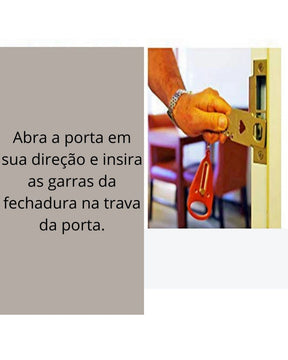 Trava de Porta Portátil para Segurança e Autodefesa Leve e Fácil de Usar