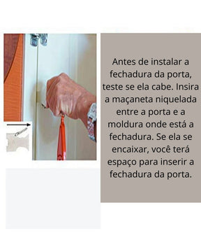 Trava de Porta Portátil para Segurança e Autodefesa Leve e Fácil de Usar