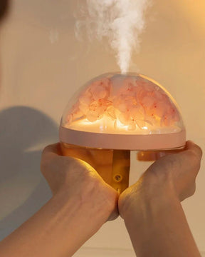 Umidificador de Ar USB Recarregável Luz LED Névoa Ultrassônica e Hidratação