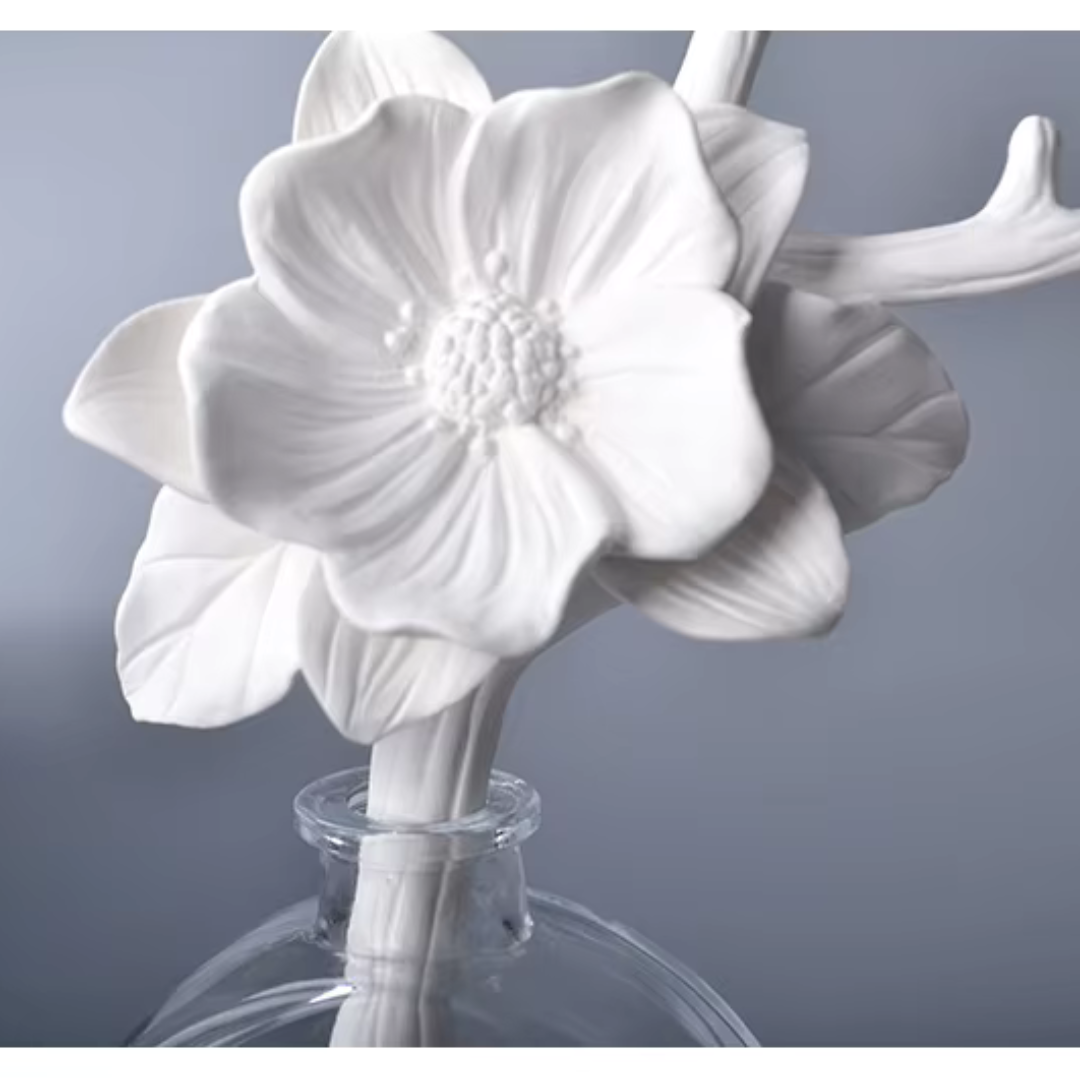 Vareta para Difusor em Cerâmica com Formato de Flor