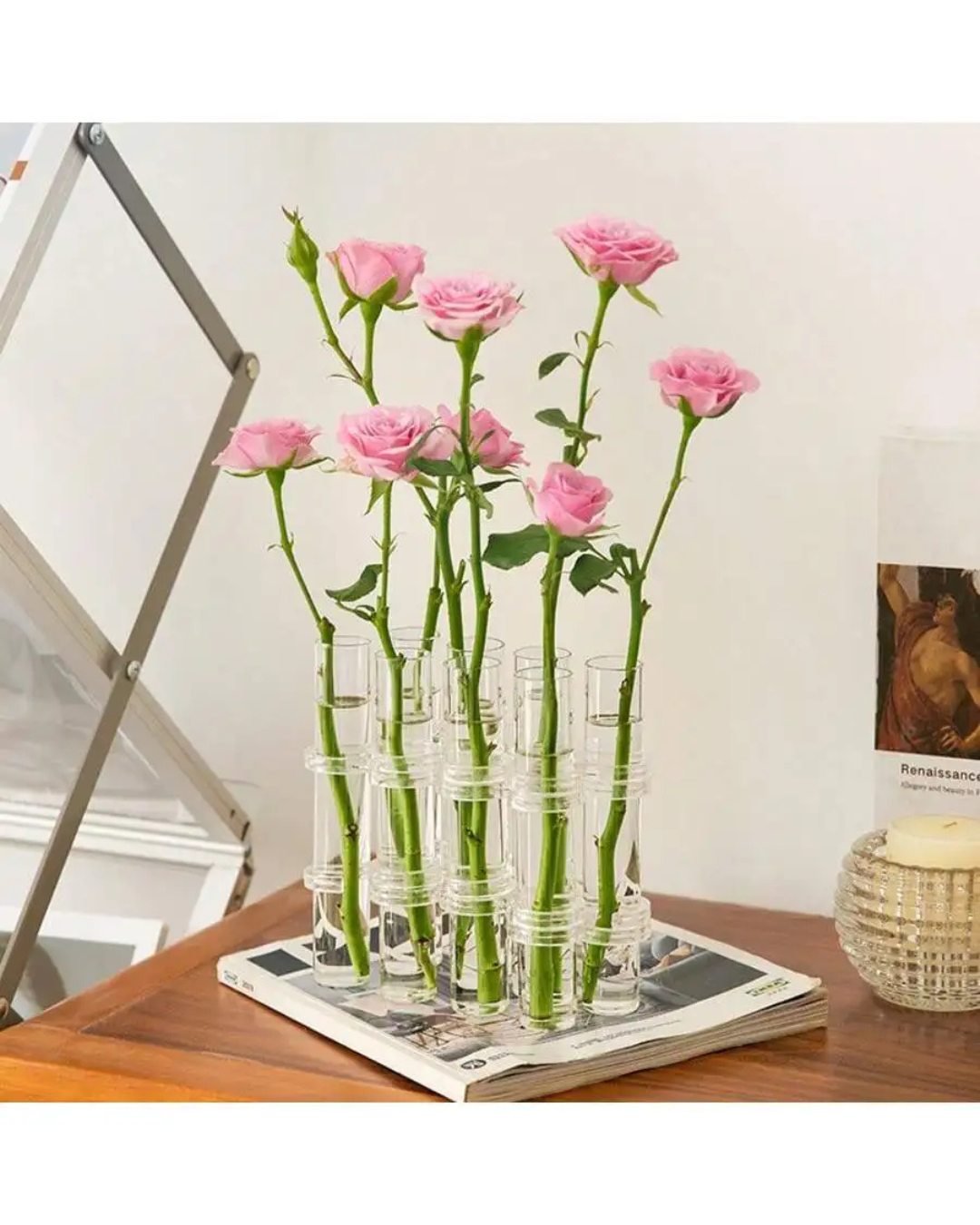 Vasos de Vidro Suspensos para Plantas Kit 4 ou 6 Unidades