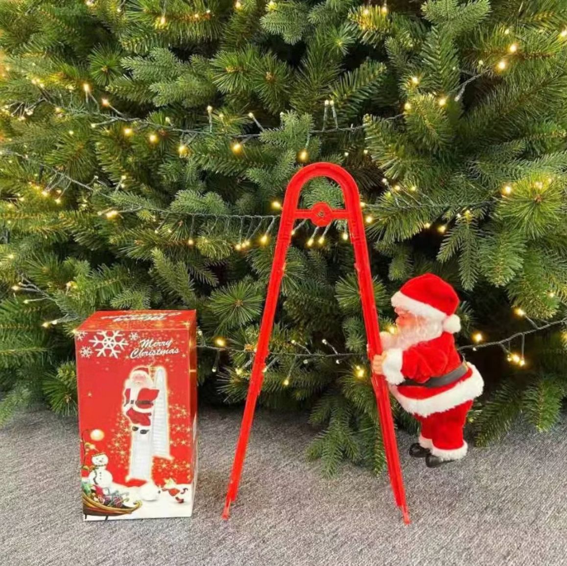 Decorações de Natal Papai Noel Elétrico - Brinquedos de Natal