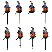 Kit Luminária Solar Abóbora Decorativa - Halloween