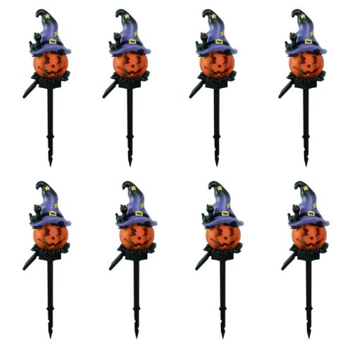 Kit Luminária Solar Abóbora Decorativa - Halloween