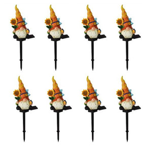 Kit Luminária Solar Abóbora Decorativa - Halloween